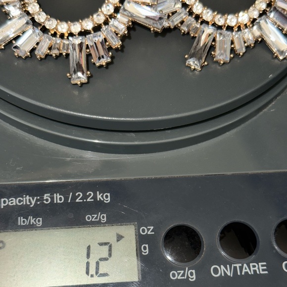 Amina Muaddi *As seen on Kyle Richards* BEGUM CRYSTAL EMBELLISHED EARRINGS shoes - Picture 12 of 12